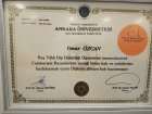 Uzm. Dt. Onur Özcan Diş Hekimi sertifikası