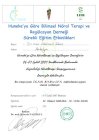 Dr. Mehmet Eken Geleneksel ve Tamamlayıcı Tıp sertifikası