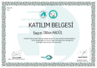 Klinik Psikolog  Dilan Akgül Psikoloji sertifikası