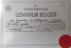 Uzm. Dr. Deniz Aytekin Kardiyoloji sertifikası
