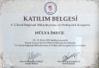 Uzm. Dyt. Hülya İmece Diyetisyen sertifikası