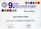 Prof. Dr. Bülent Çitgez Genel Cerrahi sertifikası