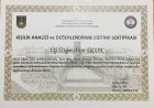 Dr. Akin Üçok Psikoloji sertifikası