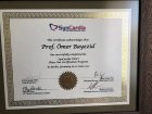 Prof. Dr. Ömer Bayezid Kalp Damar Cerrahisi sertifikası