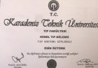 Uzm. Dr. Esin Doğru Geleneksel ve Tamamlayıcı Tıp sertifikası