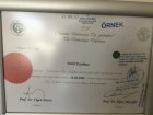 Dr. Öğr. Üyesi Fahri Eryılmaz Beyin ve Sinir Cerrahisi sertifikası