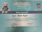 Op. Dr. Mesut Kaçar Çocuk Cerrahisi sertifikası