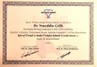 Op. Dr. Nureddin Çelik Üroloji sertifikası