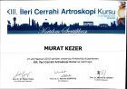 Op. Dr. Murat Kezer Ortopedi ve Travmatoloji sertifikası