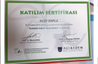 Dyt. Elif Topuz Diyetisyen sertifikası