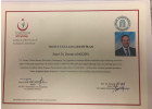 Uzm. Dr. Osman Adıgüzel Fiziksel Tıp ve Rehabilitasyon sertifikası