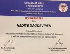 Dr. Öğr. Üyesi Hediye Dağdeviren Kadın Hastalıkları ve Doğum sertifikası