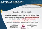 Psk. Gökhan Bingöl Psikoloji sertifikası
