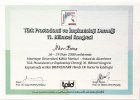 Dt. İlker Bora Diş Hekimi sertifikası