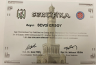 Dyt. Sevgi Ersoy Akça Diyetisyen sertifikası