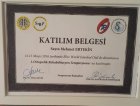 Fzt. Mehmet Erkan Ertekin Fizyoterapi sertifikası