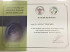 Op. Dr. Murat Erdemir Kadın Hastalıkları ve Doğum sertifikası