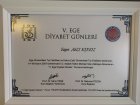 Uzm. Dyt. Aslı Kınsız Diyetisyen sertifikası