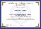 Çocuk Gelişim Uzmanı Merve Ata Ütebay Çocuk Gelişim Uzmanı sertifikası