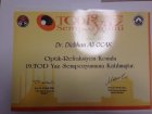 Op. Dr. Diclehan Ali Dicle Göz Hastalıkları sertifikası