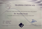 Dr. Nurullah Doster Medikal Estetik Tıp Doktoru sertifikası