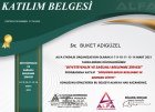 Dyt. Buket Adıgüzel Avcı Diyetisyen sertifikası
