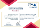 Psk. Cansu ÇETİN Psikoloji sertifikası