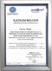 Uzm. Kl. Psk. Ceren Kaya Psikoloji sertifikası