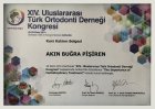 Dr. Dt. Akın Pişiren Diş Hekimi sertifikası
