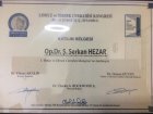 Yrd. Doç. Dr. Ş. Serkan Hezar Ortopedi ve Travmatoloji sertifikası