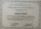 Kln. Psk. Bil. Uzm. Adalet Sevim Psikoloji sertifikası