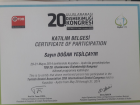 Dt. Doğan Yeşilçayır Diş Hekimi sertifikası