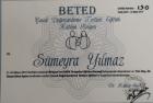 Psk. Sümeyra Yılmaz Psikoloji sertifikası
