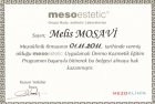 Uzm. Dr. Melis Mosavi Dermatoloji sertifikası