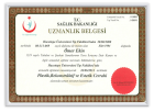 Op. Dr. Ömer Ekin Plastik Rekonstrüktif ve Estetik Cerrahi sertifikası
