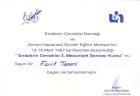 Prof. Dr. Ferit Taneri Genel Cerrahi sertifikası