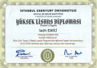 Uzm. Kl. Psk. Salih Eskici Psikoloji sertifikası