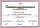 Doç. Dr. Süleyman Eserdağ Kadın Hastalıkları ve Doğum sertifikası