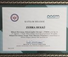 Psk. Zehra Bekki Psikoloji sertifikası