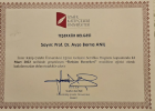 Prof. Dr. Ayşe Berna Anıl Çocuk Sağlığı ve Hastalıkları sertifikası