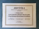 Op. Dr. Muazzez Öztürk Kadın Hastalıkları ve Doğum sertifikası