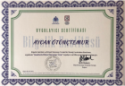 Uzm. Kl. Psk. Aycan Ötünçtemur Psikoloji sertifikası