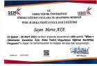 Çocuk Gelişim Uzmanı Merve Ata Ütebay Çocuk Gelişim Uzmanı sertifikası