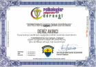 Uzm. Kl. Psk. Deniz Akıncı Psikoloji sertifikası