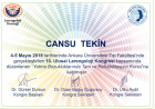 Dil ve Konuşma Terapisti Cansu Tekin Dil Konuşma Bozuklukları sertifikası