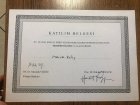 Uzm. Kl. Psk. Merve Kılıç Psikoloji sertifikası