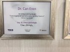 Dt. Can Eren Diş Hekimi sertifikası