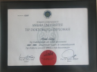 Prof. Dr. Ahmet Güney Ortopedi ve Travmatoloji sertifikası