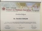 Doç. Dr. İbrahim Sakçak Genel Cerrahi sertifikası