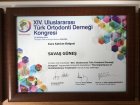 Dr. Dt. Savaş Güneş Diş Hekimi sertifikası